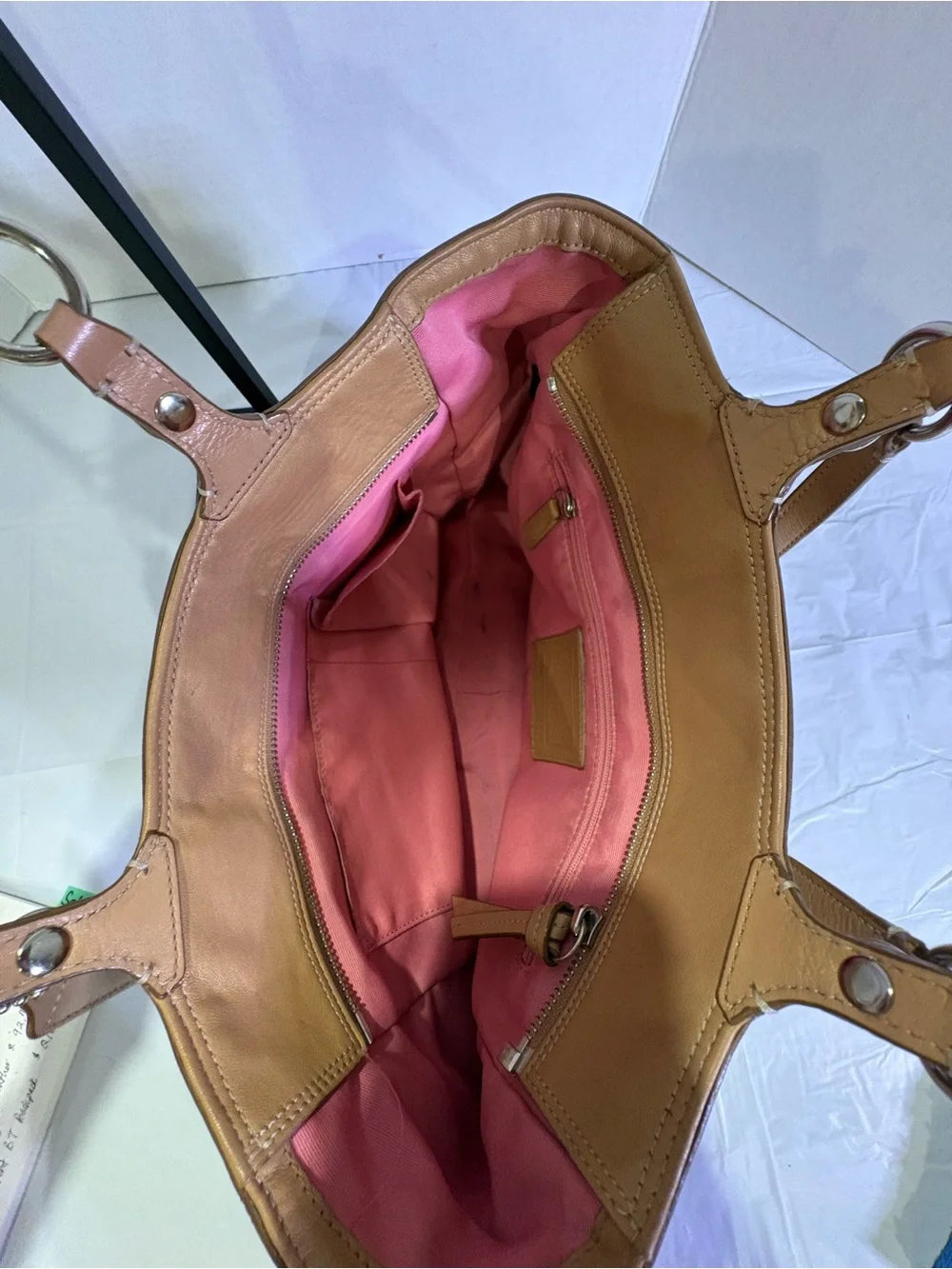 Coach leather tote
